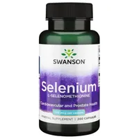 Swanson - Selenium (L-Selenomethionine), 100mcg, 200 Capsules