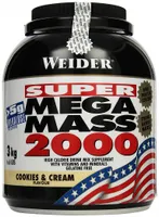 Weider - Mega Mass 2000, Strawberry Delight, Powder, 3000g