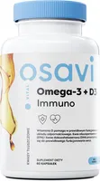 Osavi - Omega 3 + D3 IMMUNO, 1300 mg + 2000 IU, Cytryna, 60 kapsułek miękkich