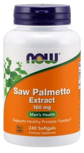 NOW Foods - Saw Palmetto, Palma Sabałowa, 160 mg, 240 kapsułek miękkich
