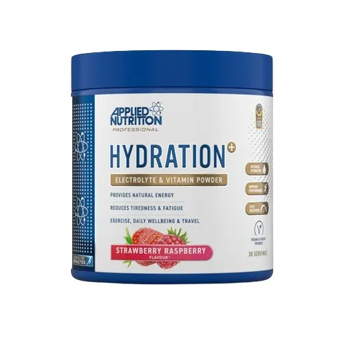 Applied Nutrition - Elektrolity, Hydration+, Truskawka Malina, Proszek, 240g