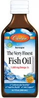Carlson Labs - The Very Finest Fish Oil, Olej Rybny, Pomarańcza, Płyn, 200 ml 