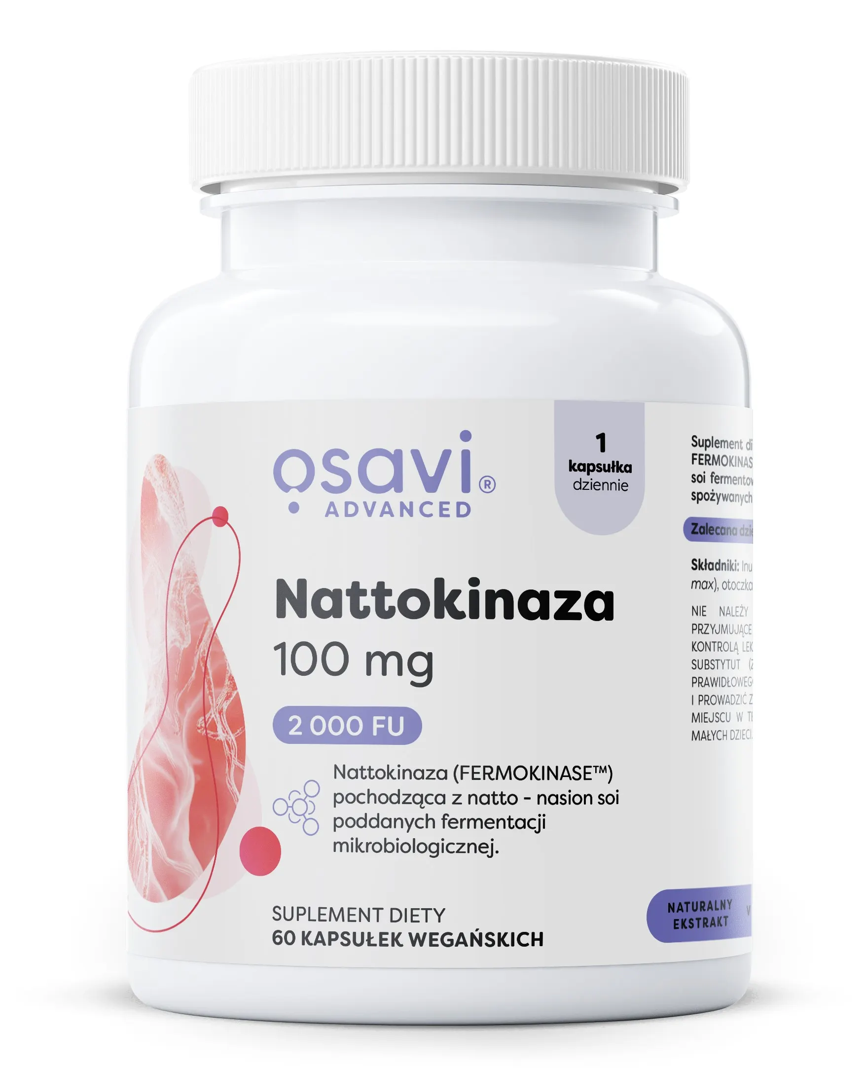 Nattokinaza, 100 mg - 60 vegan caps