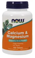 NOW Foods - Calcium and Magnesium, 100 tablets