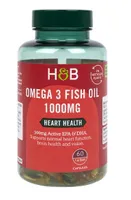 Holland & Barrett - Omega 3 Fish Oil, 1000mg, 60 kapsułek