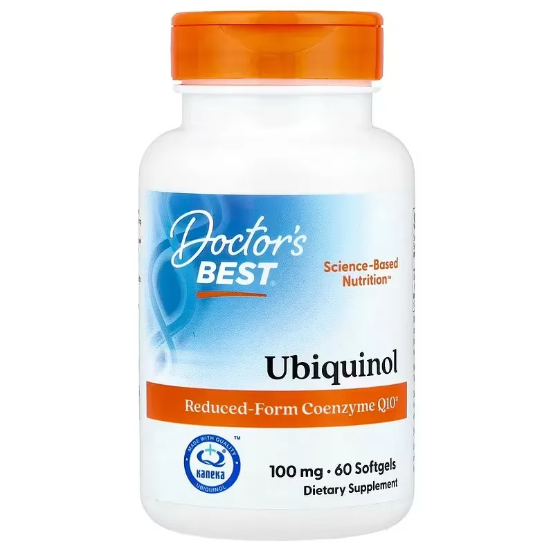 Doctor's Best - Ubiquinol Kaneka QH, 100mg, 60 Softgeles