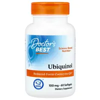 Doctor's Best - Ubiquinol Kaneka QH, 100mg, 60 Softgeles