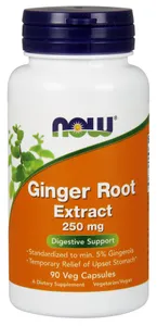 NOW Foods - Ginger Root Extract, 250 mg, 90 vkaps
