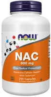 ﻿NOW Foods - NAC N-Acetyl Cysteina, Selen, Molibden, 600mcg, 250 vkaps