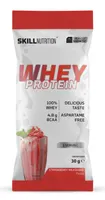 Skill Nutrition - Whey Protein, Koncentrat Białka Serwatkowego, Strawberry Milkshake, 30g