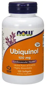 ﻿NOW Foods - Ubiquinol, 100mg, 120 kapsułek miękkich