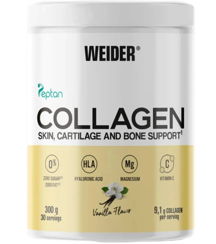 Weider - Kolagen, Wanilia, Proszek, 300g