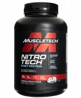 MuscleTech - Nitro-Tech Protein Powder, Cookies & Cream, Powder, 1800g
