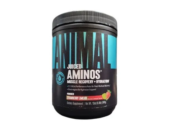 Universal Nutrition - Animal Juiced Aminos, Strawberry Limeade, Proszek, 358g