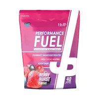 Trained by JP - Performance Fuel, Cyclic Dextrin + Elektrolity, Berry Burst, 1000g
