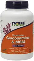 NOW Foods - Glukozamina MSM, Wegetariańska, 120 vkaps