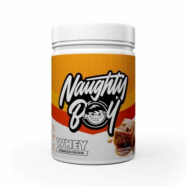 Naughty Boy - Odżywka Białkowa Advanced Whey, Sticky Toffee Pudding, Proszek 900g