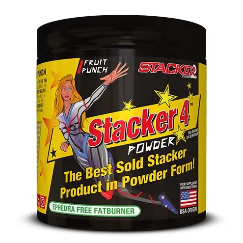 Stacker2 Europe - Stacker 4 Powder, Fruit Punch, Proszek, 150g