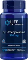 Life Extension - D, L-Phenylalanine, 500mg, 100 kapsułek miękkich 