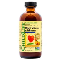 Child Life - Multivitamins and Minerals, for Children, Natural Orange/Mango, Liquid, 237 ml