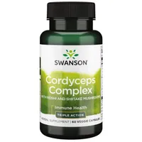 Swanson - Cordyceps, Reishi, Shiitake Complex, 60 capsules