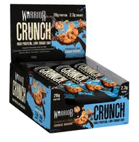 Warrior - Crunch Bar, Chocolate Chip Cookie Dough, 12 batonów