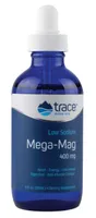 Trace Minerals -  Magnez Jonowy, Mega-Mag, 400mg, Płyn, 118 ml