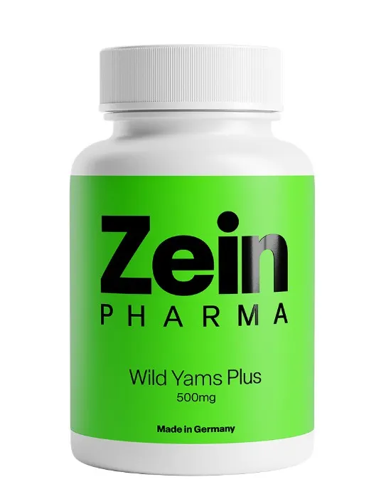 Zein Pharma - Wild Yams Plus, 500mg, 120 kapsułek