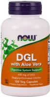 NOW Foods - DGL with Aloe Vera, 100 Vegetarian Softgels