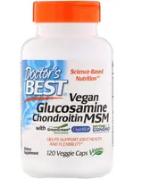 Doctor's Best - Vegan Glucosamine, Chondroitin & MSM, 120 vkaps