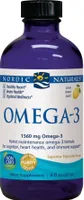 Nordic Naturals - Omega 3, 1560mg, Cytryna, Płyn, 237 ml