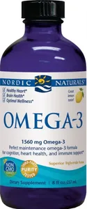 Nordic Naturals - Omega 3, 1560mg, Cytryna, Płyn, 237 ml