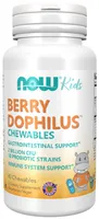 NOW Foods - BerryDophilus Kids, Probiotyk dla Dzieci, 60 żelek