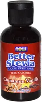 NOW Foods - Better Stevia, Cynamon i Wanilia, Płyn, 59 ml