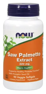 NOW Foods - Saw Palmetto z Olejem z Pestek Dyni, 320mg, 90 vkaps