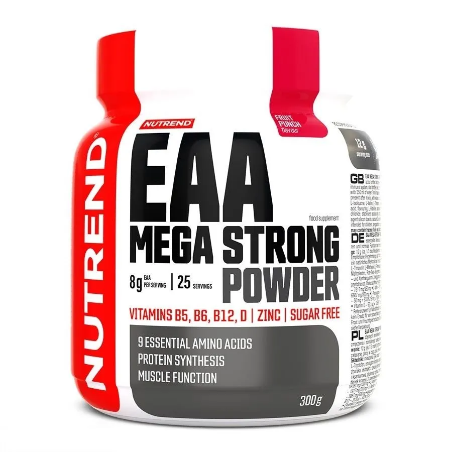 Nutrend - Aminokwasy, EAA Mega Strong Powder, Fruit Punch, Proszek 300g