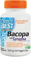 Doctor's Best - Bacopa + Synapse, 320mg, 60 vcaps