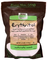 NOW Foods - Erythritol, Erythritol, Organic, Powder, 1134 g