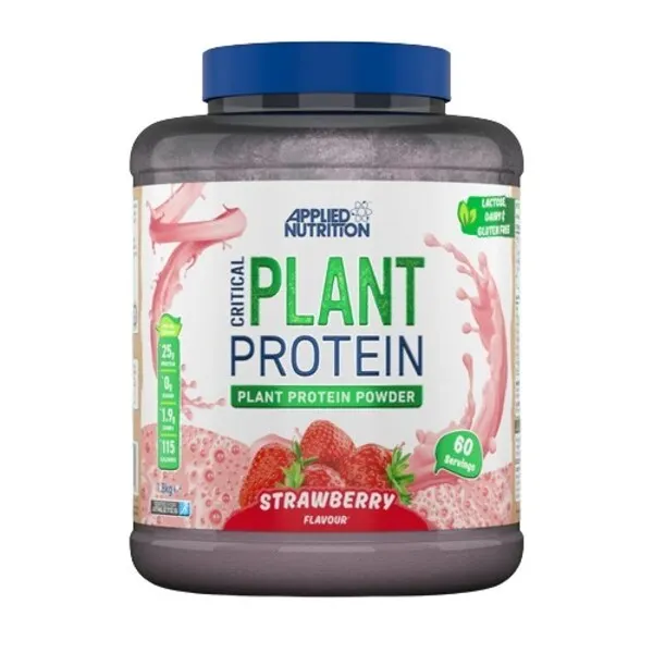 Applied Nutrition - Critical Plant Protein, Truskawka, Proszek, 1800g