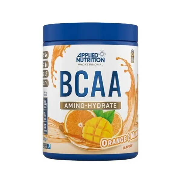 Applied Nutrition - Aminokwasy, BCAA Amino-Hydrate, Orange & Mango, Proszek 450g