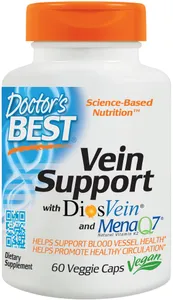 Doctor's Best - Vein Support +  DiosVein i MenaQ7, 60 vkaps