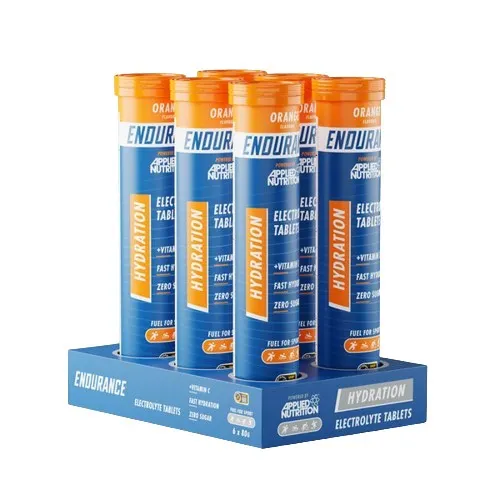 Applied Nutrition - Endurance, Elektrolity Nawadniające, Pomarańcza, 6 x 20 tabletek musujących