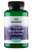 Swanson - Triple Magnesium Complex, 400mg, 100 kapsułek