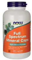 NOW Foods - Full Spectrum Minerals, Minerały bez Żelaza, 240 kapsułek