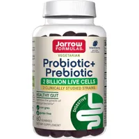 Jarrow Formulas - Probiotic + Prebiotic, Blackberry, 60 żelek