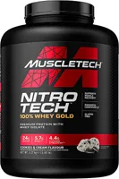 MuscleTech - Nitro-Tech 100% Whey Gold, Odżywka Białkowa, Cookies & Cream, Proszek, 2270g