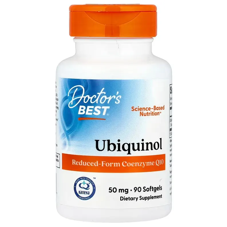 Doctor's Best - Ubiquinol Kaneka QH, 50mg, 90 kapsułek miękkich