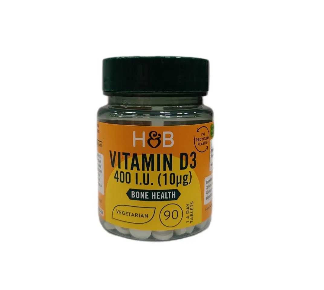 Holland & Barrett - Vitamin D, 10mcg, 90 tablets