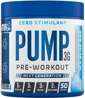 Applied Nutrition - Pump Zero Stimulant, Icy Blue Raz, Proszek, 375g