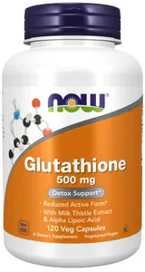 NOW Foods - Glutathione, 500mg, 120 vkaps